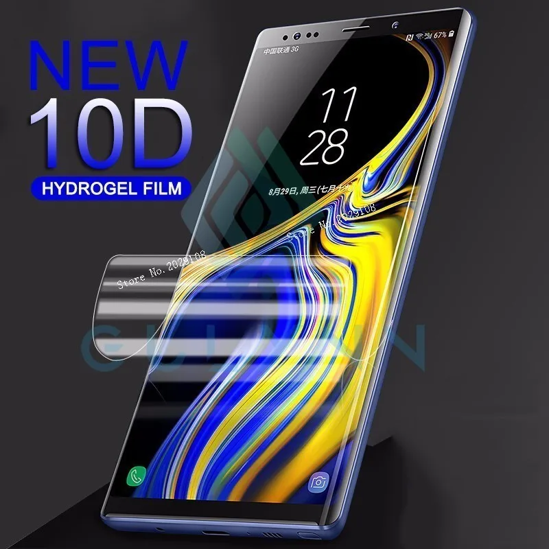 Гидрогелевая пленка 10D с полным покрытием для Samsung A8s A9s A6s A3 A5 A7 2017 Защита экрана J 3 4