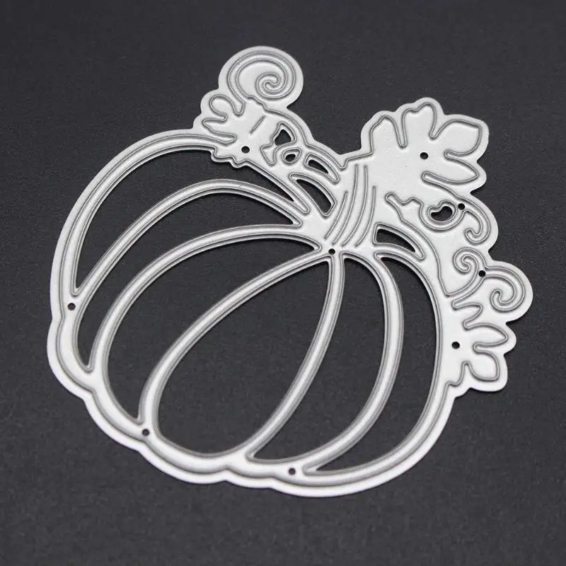 Тыквенный узор Хэллоуин штампы металлические режущие трафарет для