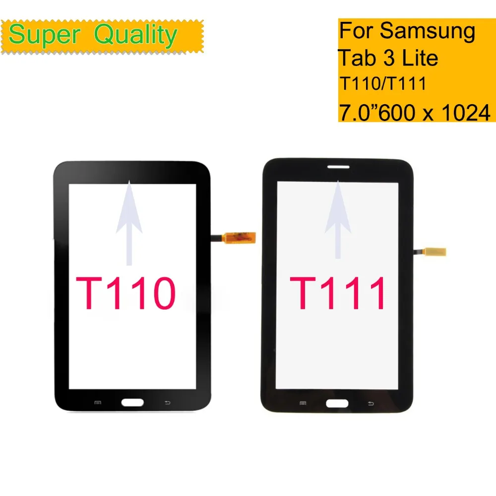 10 шт./партия для Samsung Galaxy Tab 3 Lite 7,0 T111 Wifi T110 сенсорный экран дигитайзер Сенсорная панель Сенсорный экран