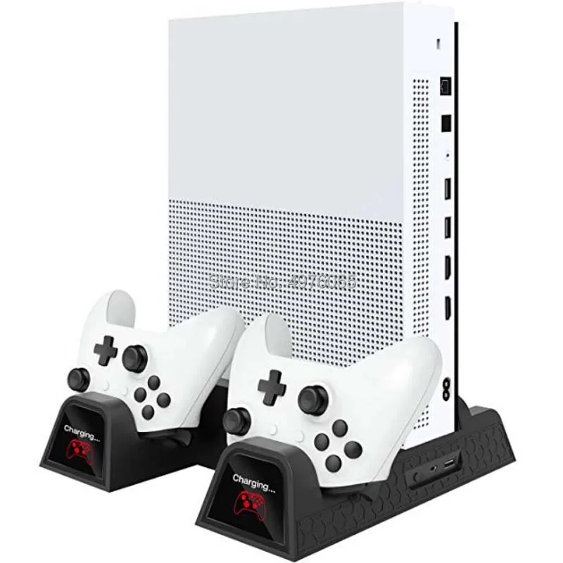 Для Xbox ONE/One S/One X вертикальная подставка для зарядки охлаждающий вентилятор кулер