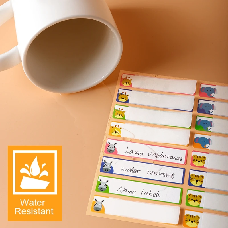 Unistar 64 шт. этикетки для детских бутылочек садов многоцветная Водонепроницаемая