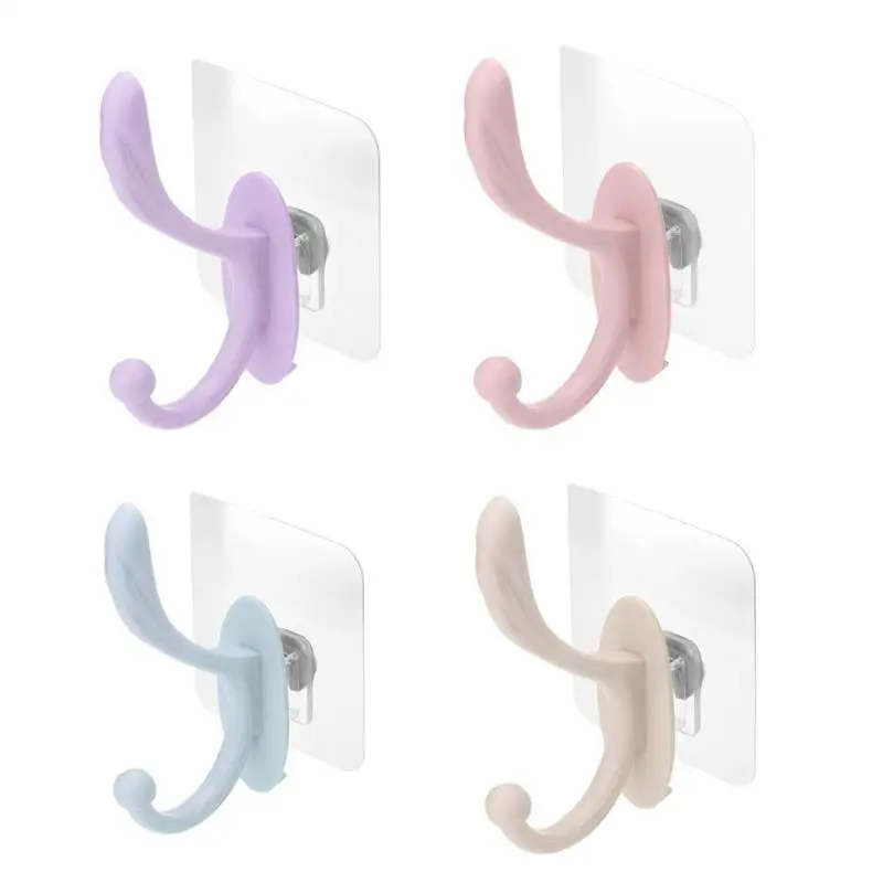 Wall-mounted Coat Bag Clothes Caps Hook Hangers Wall Hanging Organizer | Дом и сад