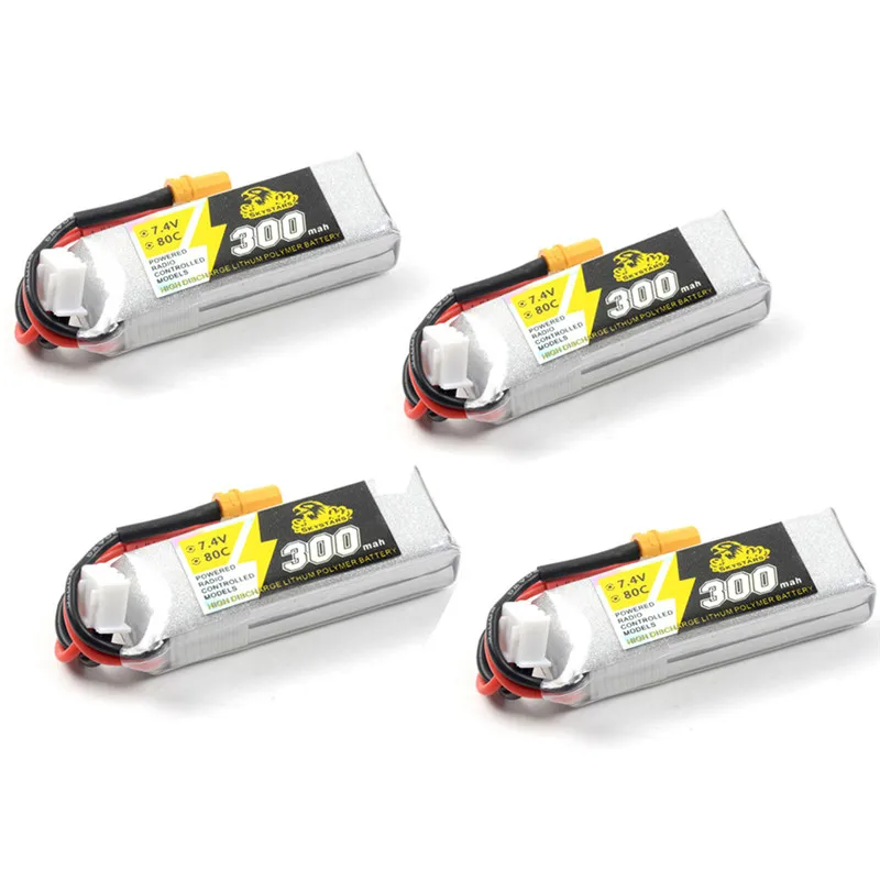 Аккумуляторная батарея Skystars 300 мА/ч 7 4 В 80C 2 S Lipo XT30 разъем для моделей Whoop Mobula7 Beta75x