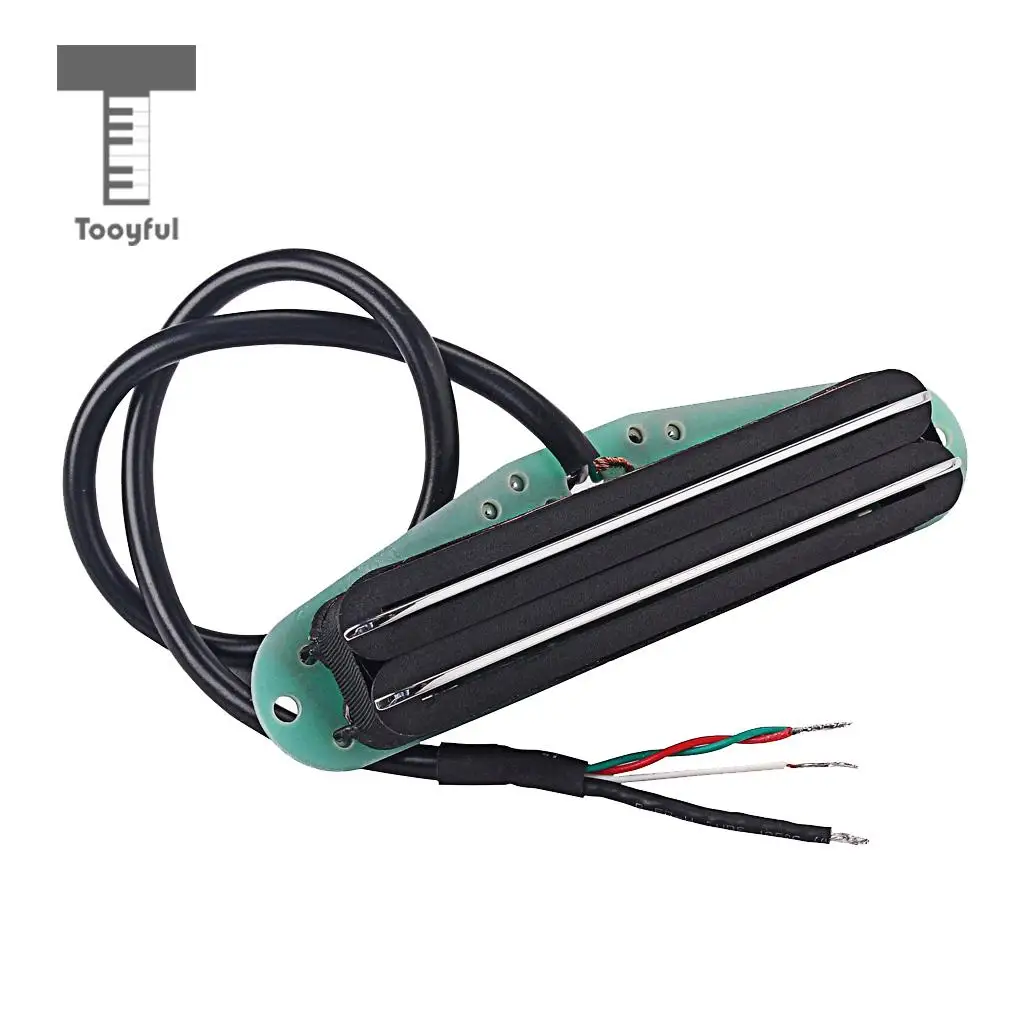 

Tooyful Durable Copper Dual Hot Rail Humbucker Pickup for Cigar Box Guitar/Electric Guitar Accessory