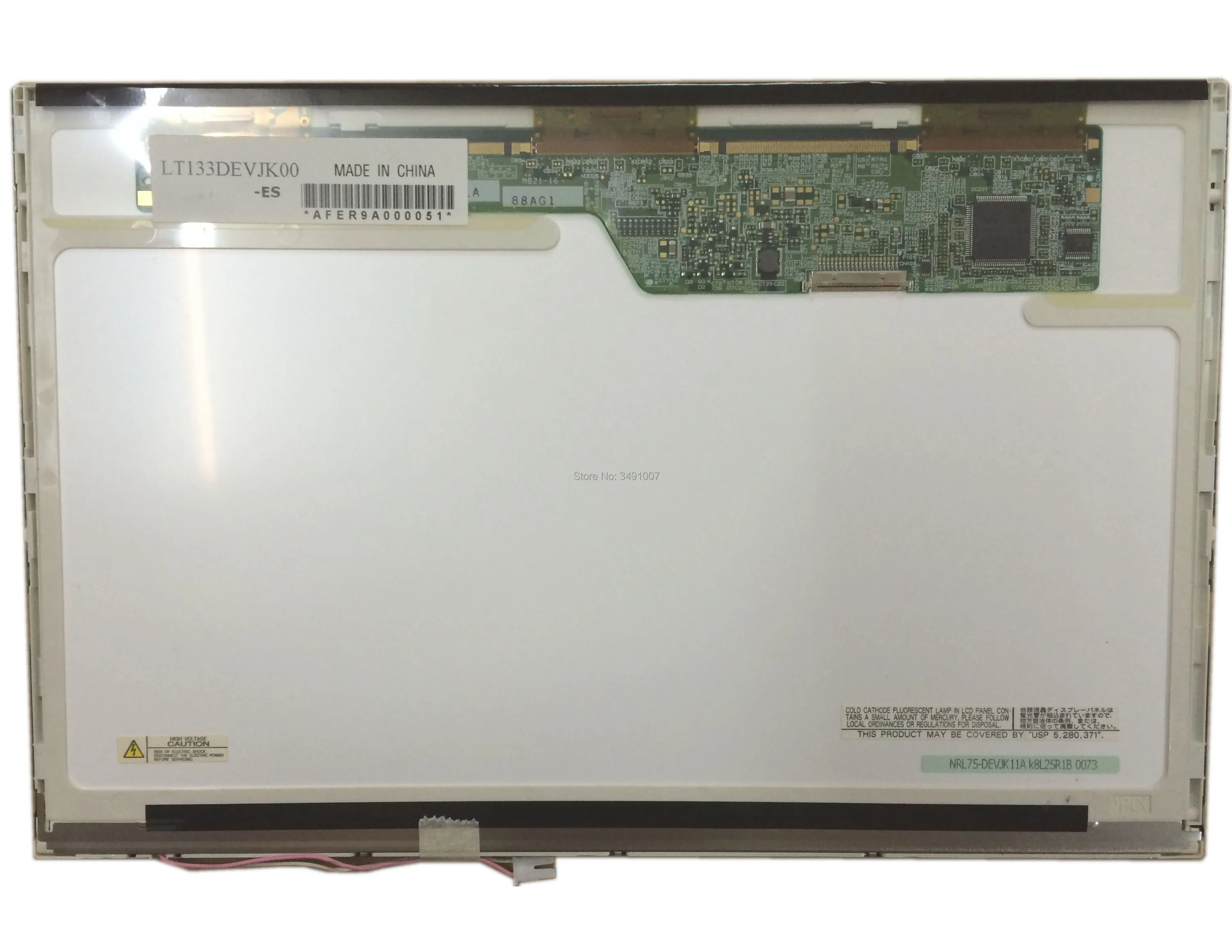 LALAWIN LT133DEVJK00 подходит для B133EW01 LTN133AT07 LTN133W1-L01 LTN133AT01 LP133WX1 TLA1 LTN133AT08 LTD133EX2A 20 PIN 1280x800 |