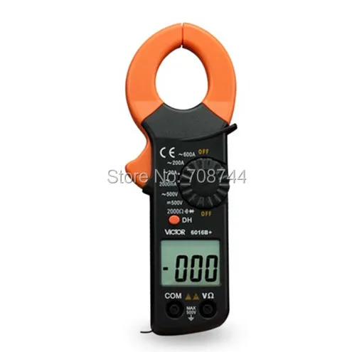 VICTOR VC6016B + AC/DC Цифровой Электронный мультиметр зажим переменного тока тестер|ac clamp