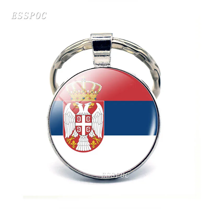 Брелок для ключей флаг из восточно европейских стран Россия Украина Беларусью