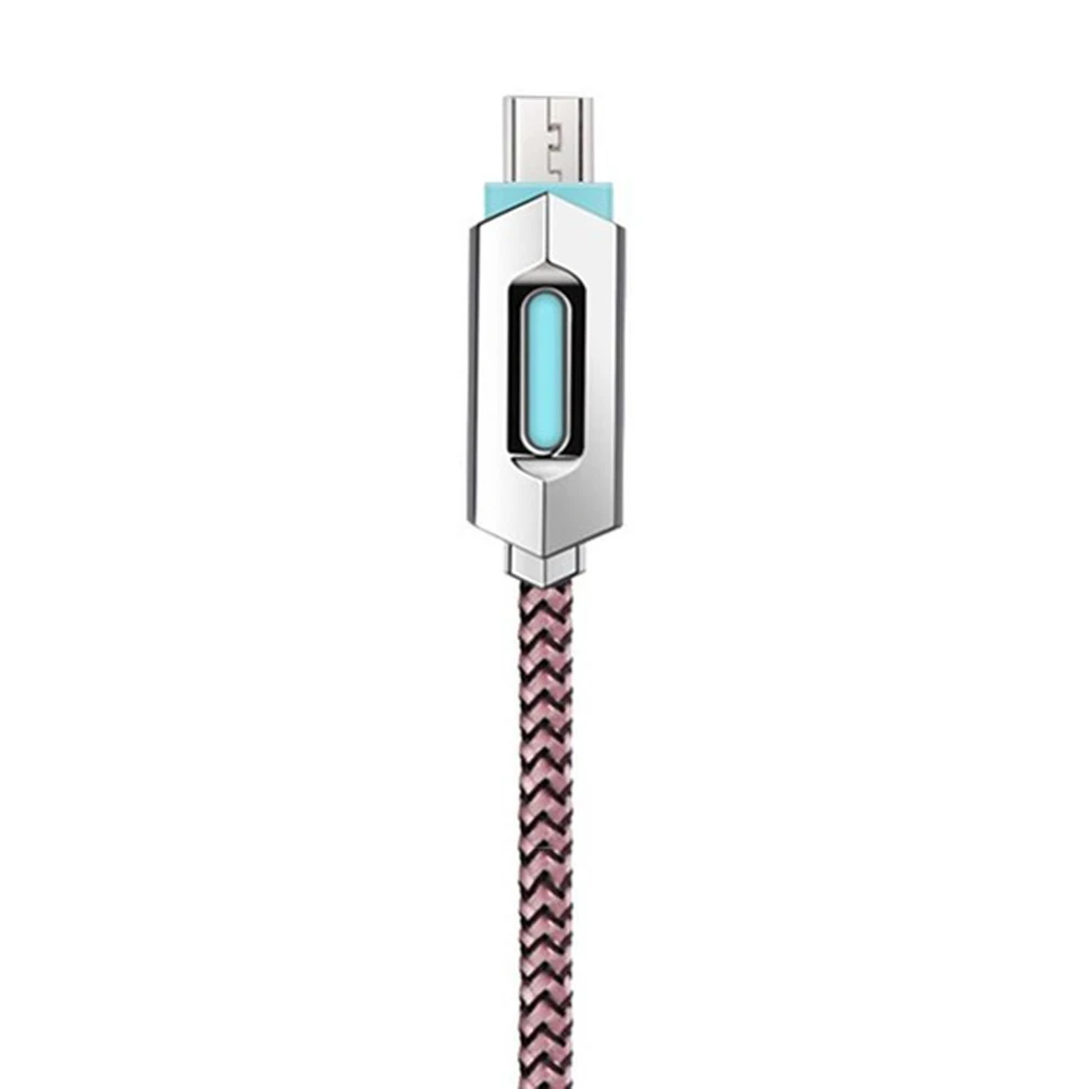 Weave LED Light Sync Data Cable Luminous Micro USB Fast Charger Cord for Samsung Galaxy Android &amp | Электроника