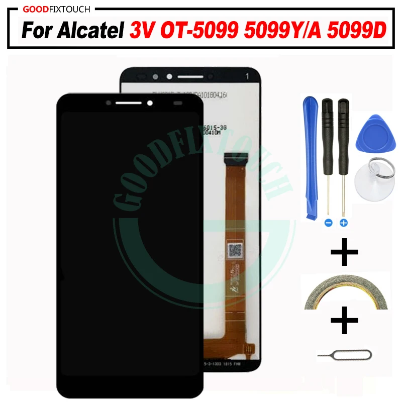 Для Alcatel Работает с любым оператором для 3V OT 5099 5099Y 5099YA 5099D ЖК дисплей Дисплей