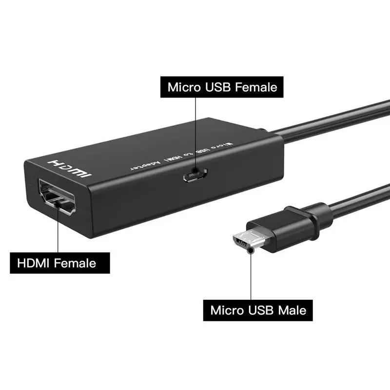 Горячая 2019 Micro USB к HDMI кабель MHL адаптер для Android телефон LG huawei Samsung Sonny HTC | Мобильные