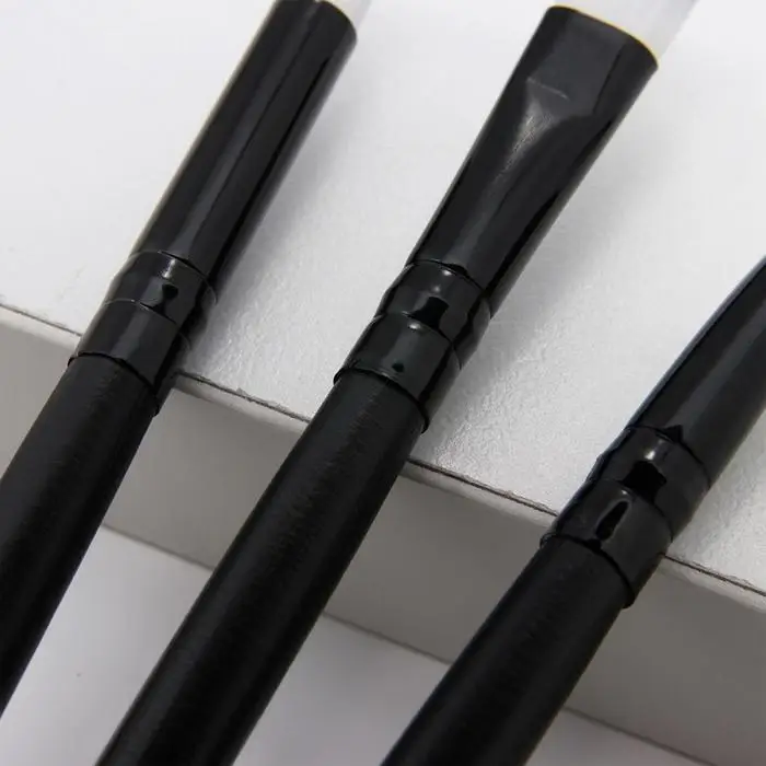 2018 набор кистей для макияжа Профессиональный Тени век Фонд Кисти 6 шт Черный