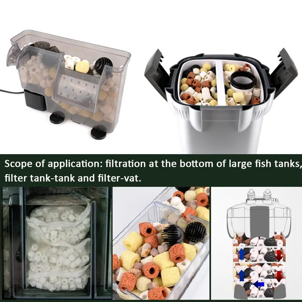 Фильтр для аквариума Материал бактериальных дом фильтр петля Биохимический шар