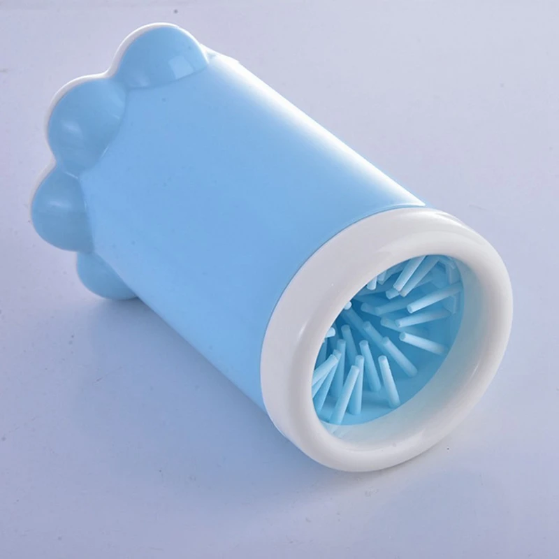Pet Foot Washer Cup Dog Soft Gentle Paw Cleaner puppy Wash Tools-Blue  Дом и