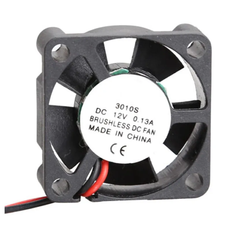 3010S 12V 30*30*10 мм ультра маленький мини DC бесщеточный охлаждающий вентилятор для 3D