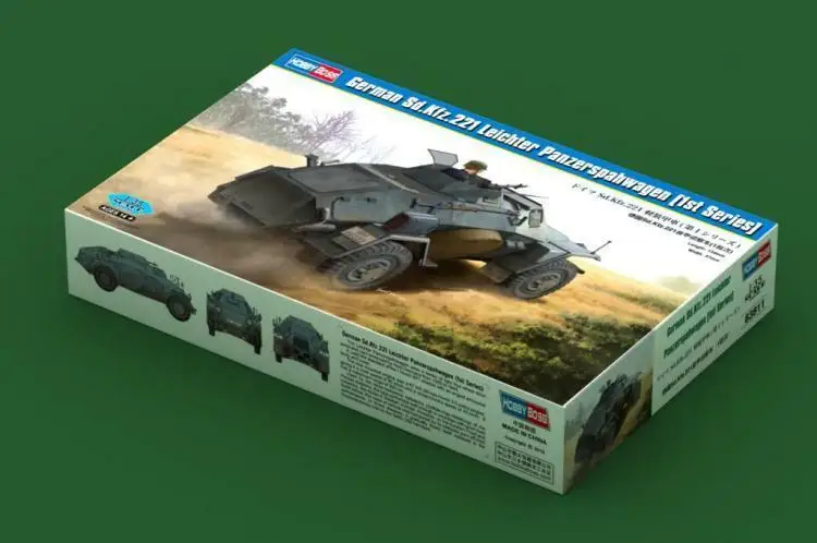Модель Hobbyboss 1/35 83811 Sd.Kfz.221 Leichter Panzerspahwagen (1 я серия)|Наборы для сборки моделей| |