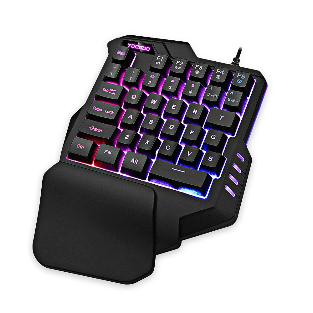 G92 Проводная игровая клавиатура мембранные клавиатуры с RGB светодиодный