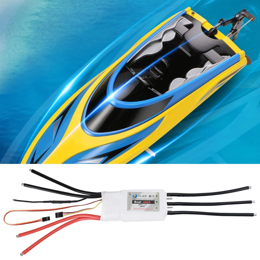 400A двухстороннее водяное охлаждение ESC для 3 16s бесщеточного двигателя 8 70V модель