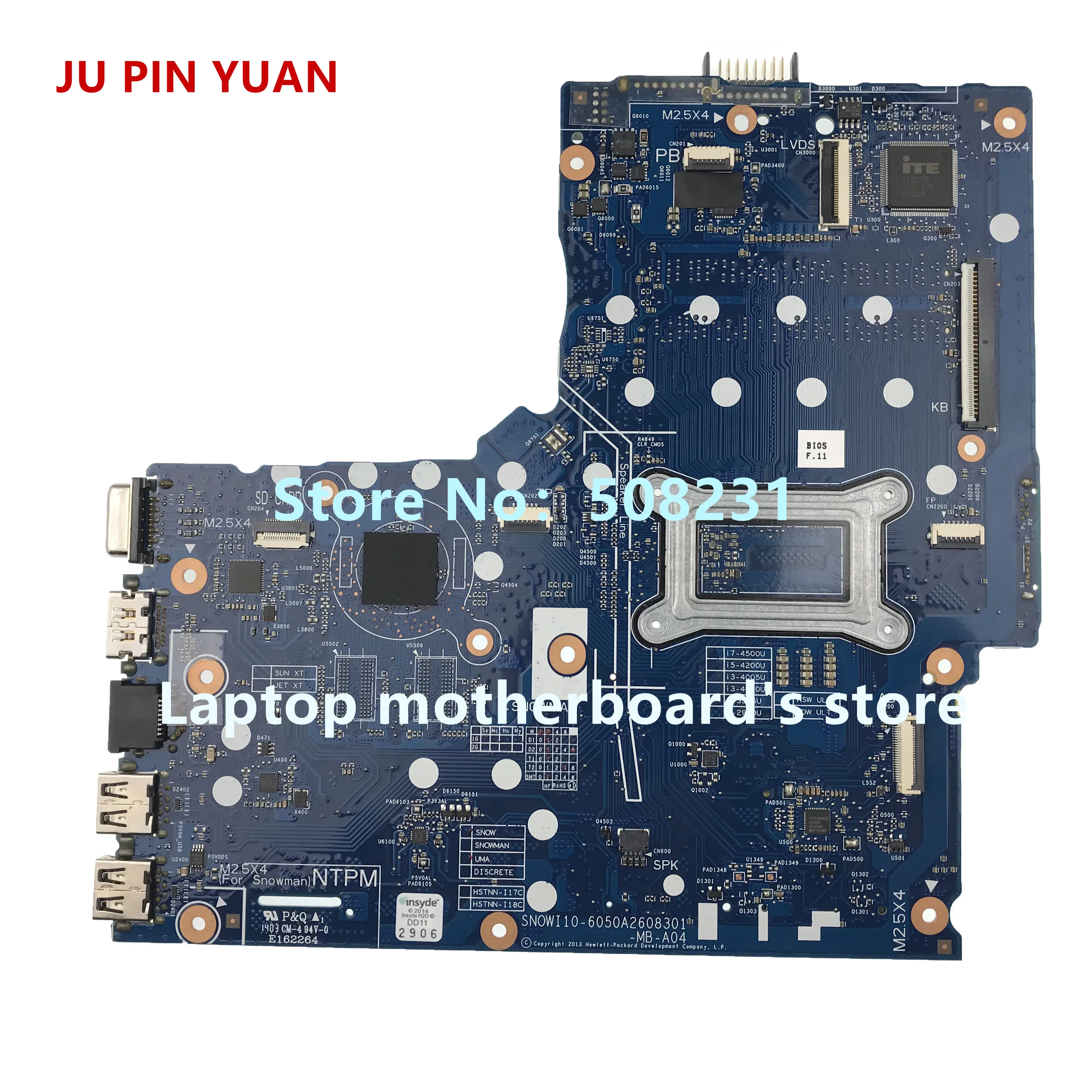 JU PIN YUAN 758028-001 758028-501 758028-601    HP 350 G1