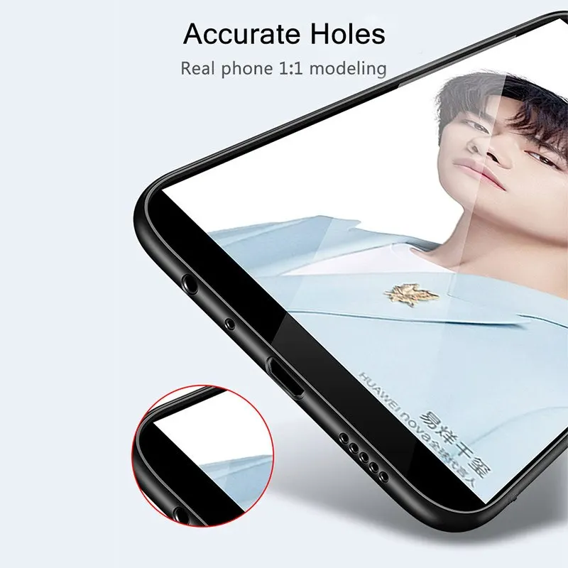 Матовый Бампер Мягкий ТПУ силиконовый чехол для Huawei Mate 20 P20 P10 P9 P8 Lite Pro Nova 3 i 2019 Honor 8X
