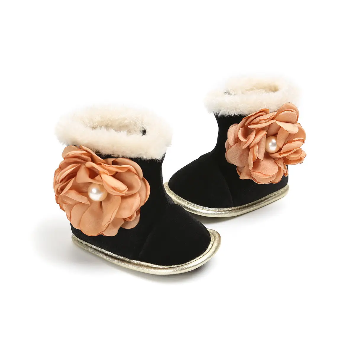 AU Stock Toddler Kids Baby Girl Antislip Snow Boots Soft Sole Crib Shoes 0-18M | Мать и ребенок