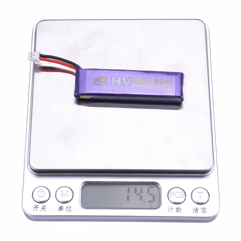 1/4 шт My красный берет 3 8 V 450 mAh 80C 1 S HV 4 35 Lipo Батарея PH2.0 разъем для Emax Tinyhawk Крытый