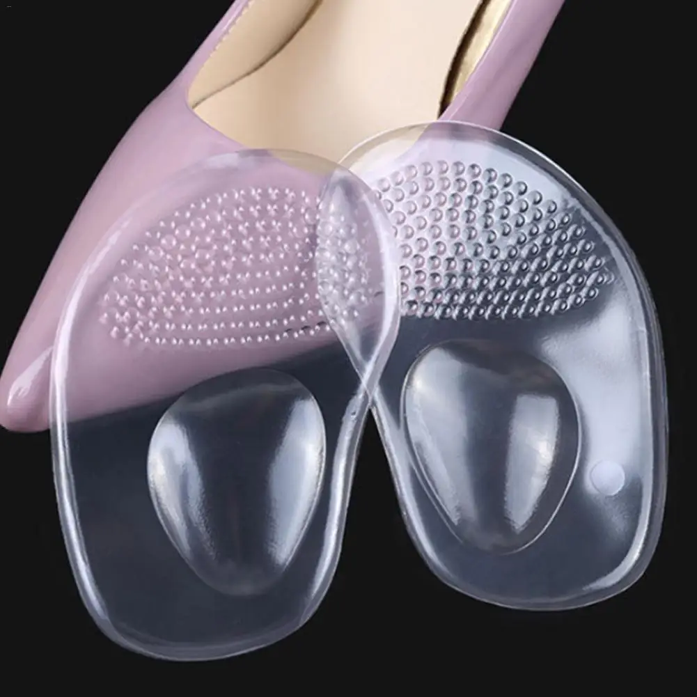 4 Pairs Silicone Mat Non-slip Forefoot Pad Ladies High Heel Insole Anti-pain Women's Shoes Foot Care Tool | Красота и здоровье