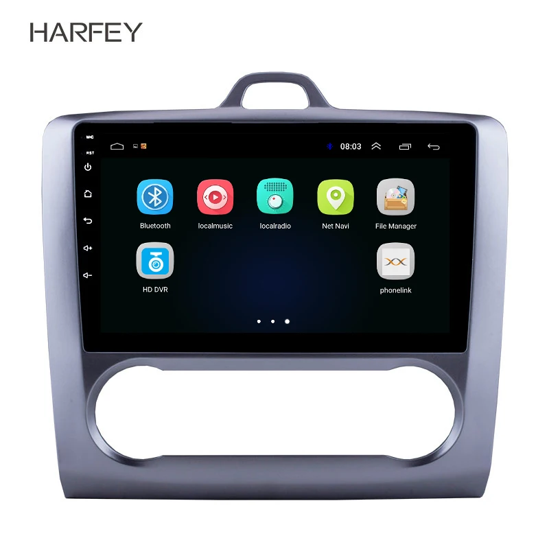 Автомагнитола Harfey 2 DIN сенсорный экран 9 дюймов Android 8 1 GPS навигация