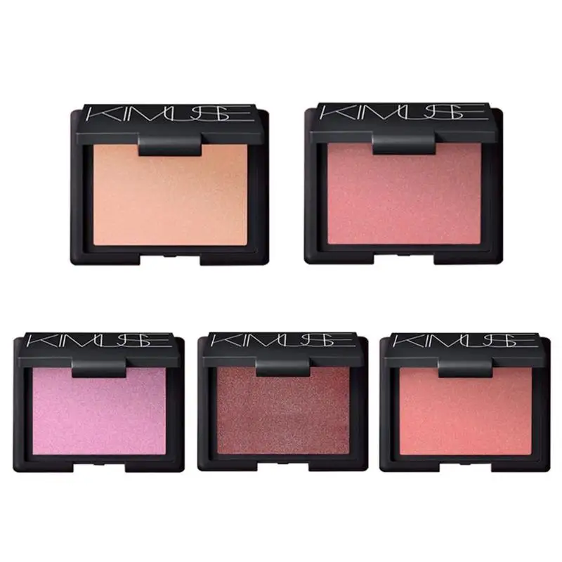 KIMUSE Natural Blush Makeup Face Blusher 5 Colors Base Mineral Palette Powder Long Lasting | Красота и здоровье