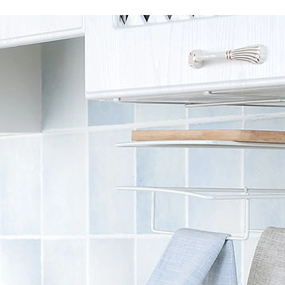 Двухслойные железные кухонные шкафы полка разделочная доска для хранения белые