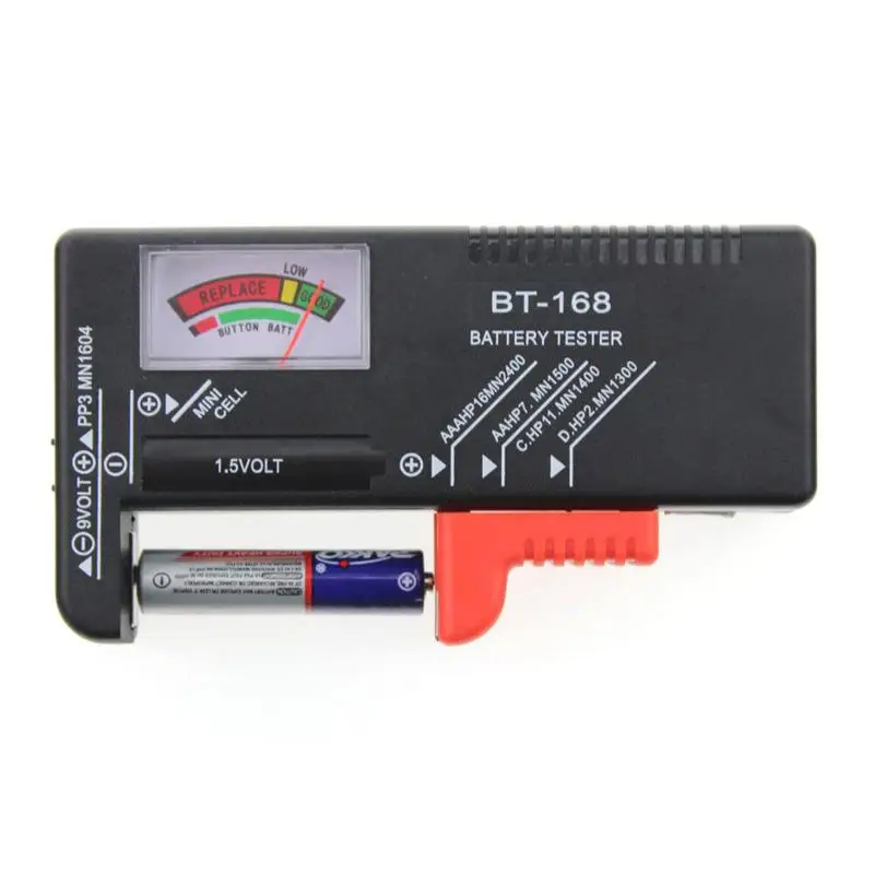 

BT-168 Battery Capacity Tester batteries Universal Button Cell Battery Colour Coded Meter Indicate Volt Tester Checker BT168 #20