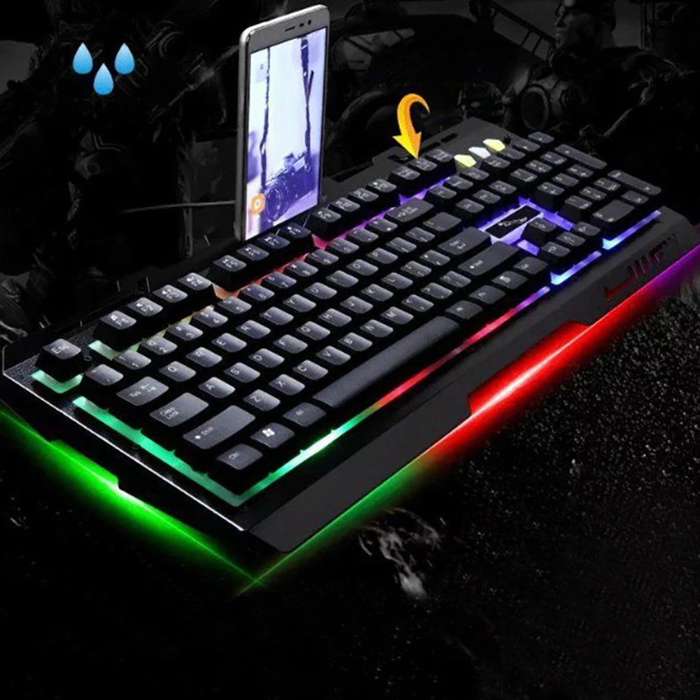 Комплект ноутбук эргономичный механические PC мышь комплект сменные Gaming RGB