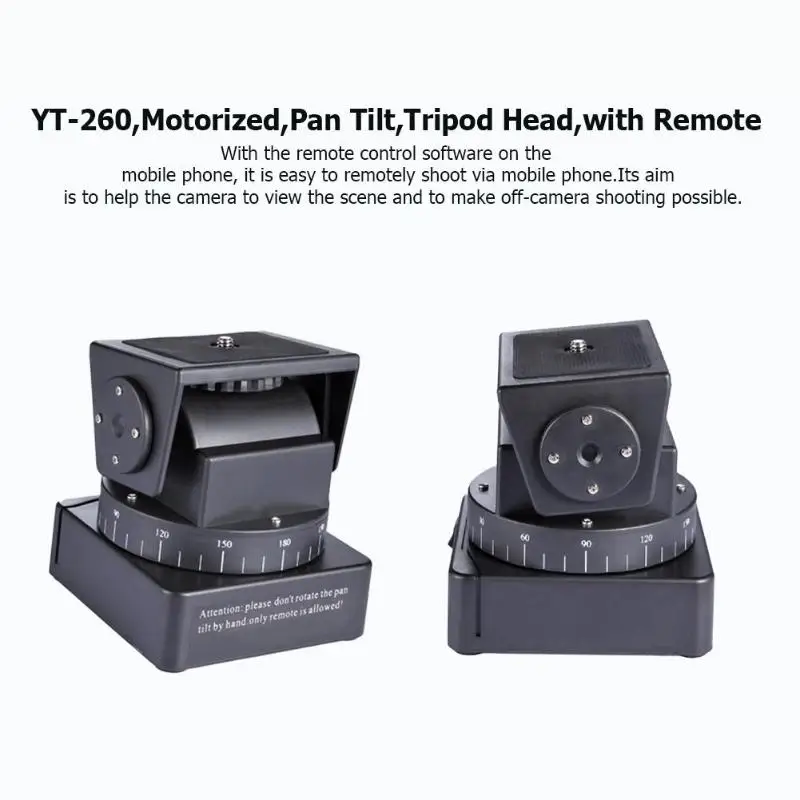 VODOOL YT 260 Камера моторизированная панорамная головка для наклона головки штатива