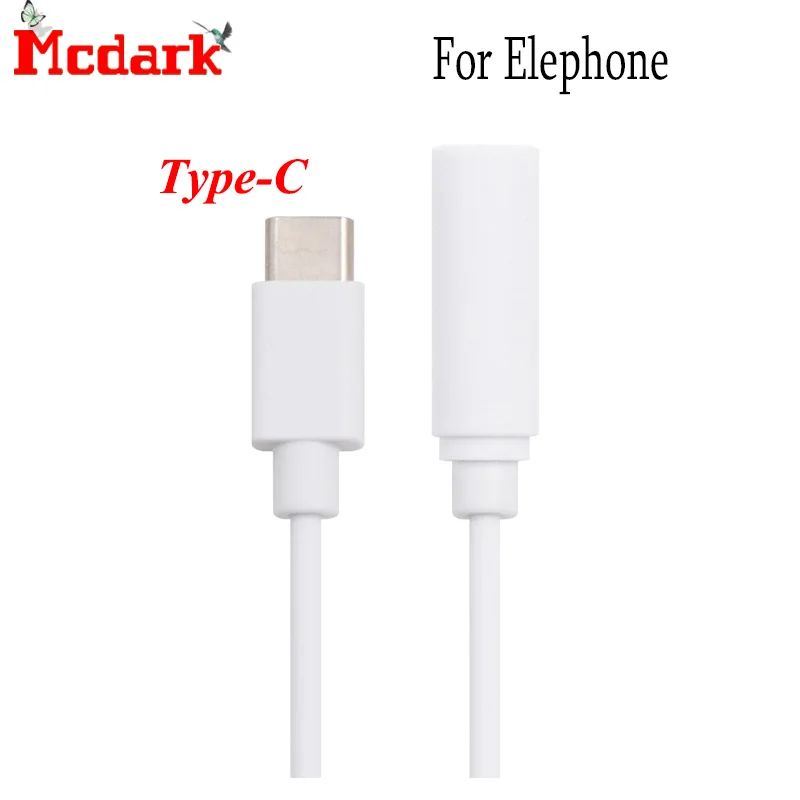 Mcdark кабель адаптера для наушников передачи Тип кабеля Type C Интерфейс Elephone A3 A5 PX U2