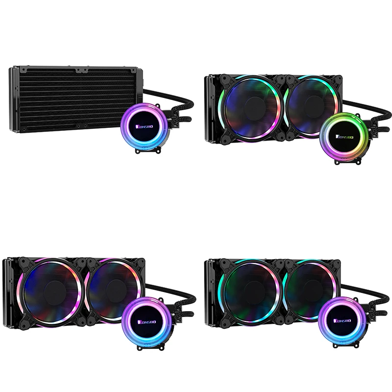 Jonsbo Tw2 240 601 Pc Процессор водяного охлаждения 4Pin ШИМ интегрированный Охладитель для