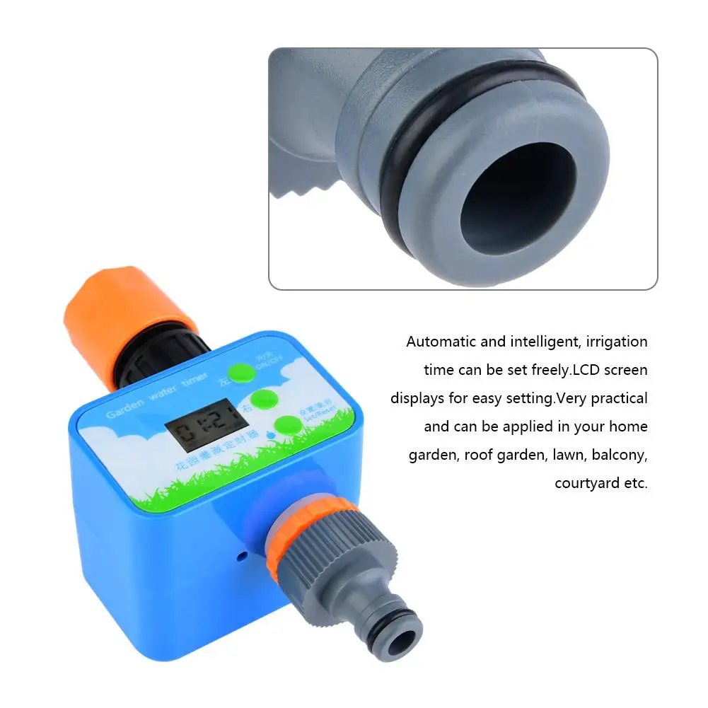 Automatic Garden Irrigation Timer Intelligent Flowers Watering Controller System Supplies | Дом и сад