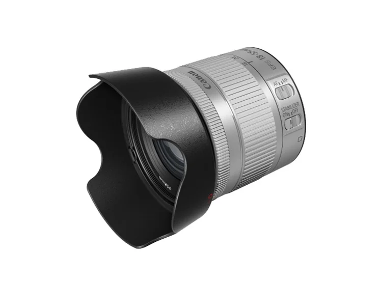EW 63C бленда объектива для Canon EF S 18 55 мм f/3 5 6 IS STM защелкивающийся кронштейн можно