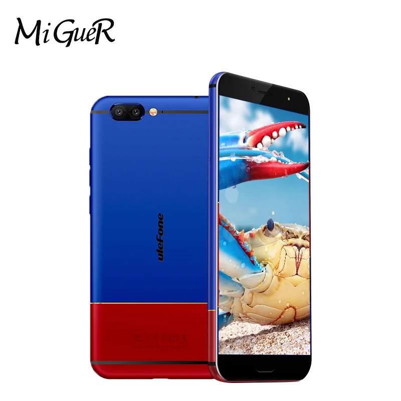 Чехол-накладка Ulefone T1 мобильного телефона 16.0MP + 13.0MP 3680 мАч 5 &quotFHD 6 ГБ Оперативная
