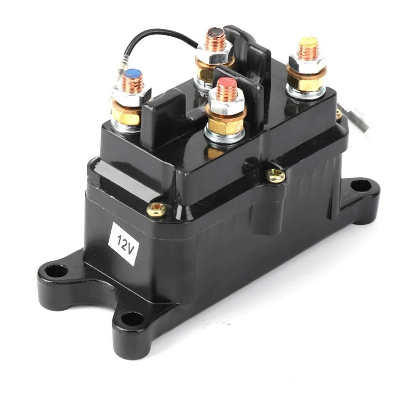 12V электромагнитный релейный контактор лебедки для Atv Utv 2000 5000Lbs лебедки|Детали и