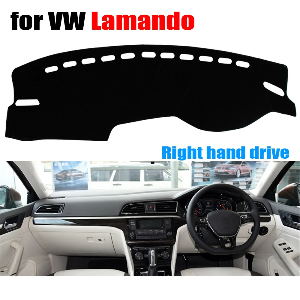 

Car dashboard covers for Volkswagen VW Lamando 2015 years Right hand drive dashmat pad dash cover dashboard accessories