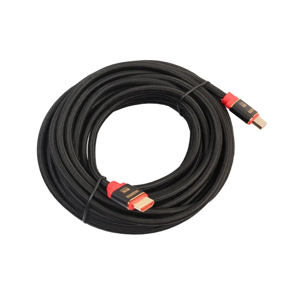 Многоцелевой Плетеный UHD HDMI кабель 2 0 к 4 К адаптер для проектора ТВ компьютер с