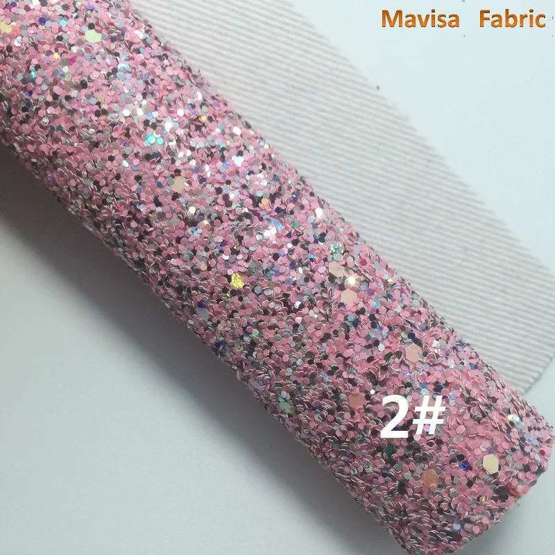 1PCS A4 SIZE 21X29cm Synthetic Leather Artificial Chunky Glitter Fabric For Bow DIY handbags shoes MK089 | Дом и сад