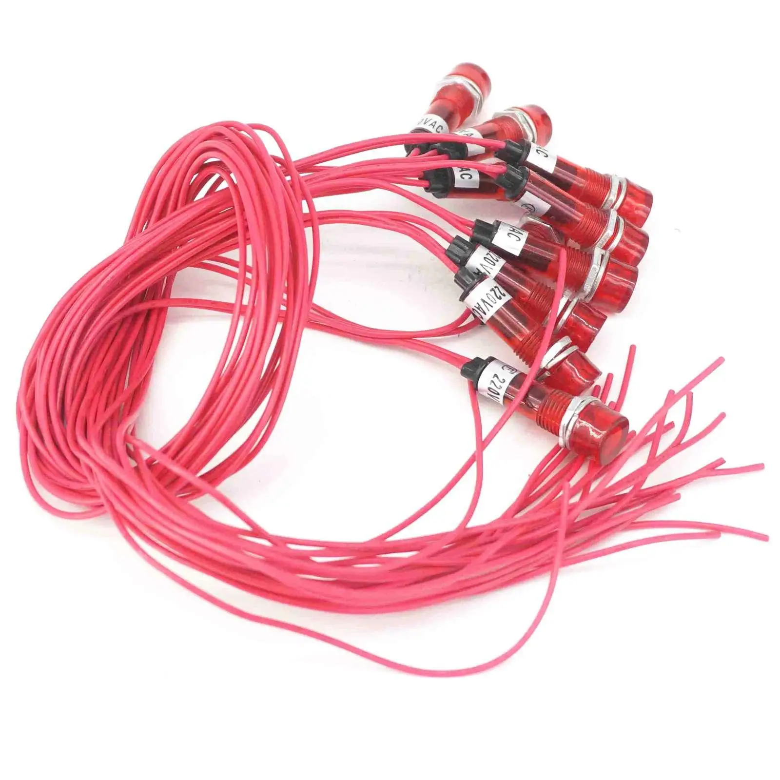220V Red Indicator Lamp Signal Switch Light Special M10 For Water Tank Heater Food Grade |