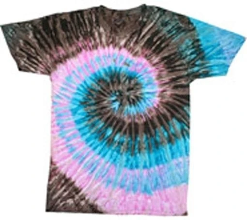 Цветной TYE DIE TOUR BUS SWIRL SM размеры короткий рукав Футболка #218 | Спорт и развлечения