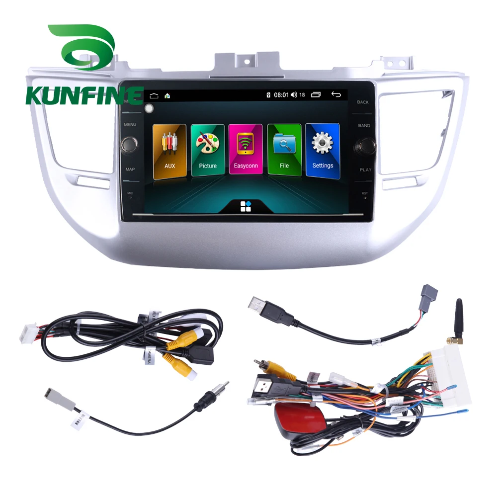 Восьмиядерный 4 Гб ОЗУ 64 ПЗУ Android 8 1 автомобильный DVD GPS плеер Deckless стерео для Hyundai