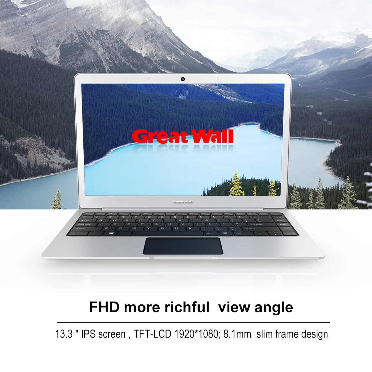 Ноутбук Great Wall 13 3 &quotips Win 10 Intel HD Graphics500 Celeron N3350 4 Гб 64 37 Вт 5000 мАч wifi BT LAN|Ноутбуки| |