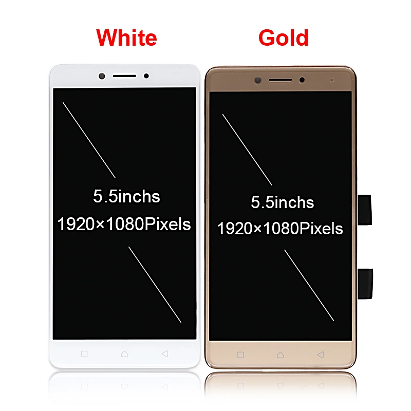 Для lenovo K6 Note K53A48 lcd сенсорный экран дигитайзер + рамка в сборе для датчик дисплея 5