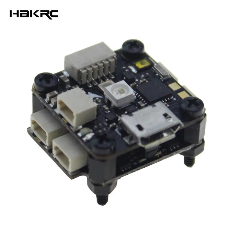 HAKRC Flytower светодиодный F4 OSD 16x16 мм Контроллер полета w/RGB и 1S10A 10A 1S BL_S 4в1 ESC для