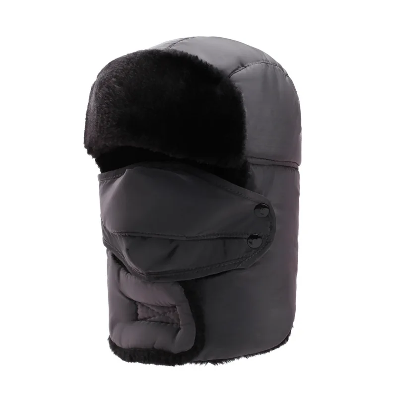 

Hat Winter Warm For Men Women Windproof Cap Bonnet Mask Brand Hats 2018