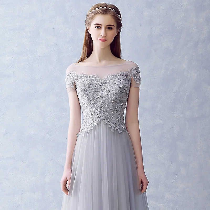 Женское вечернее Кружевное платье макси длинное розовое в Корейском стиле с