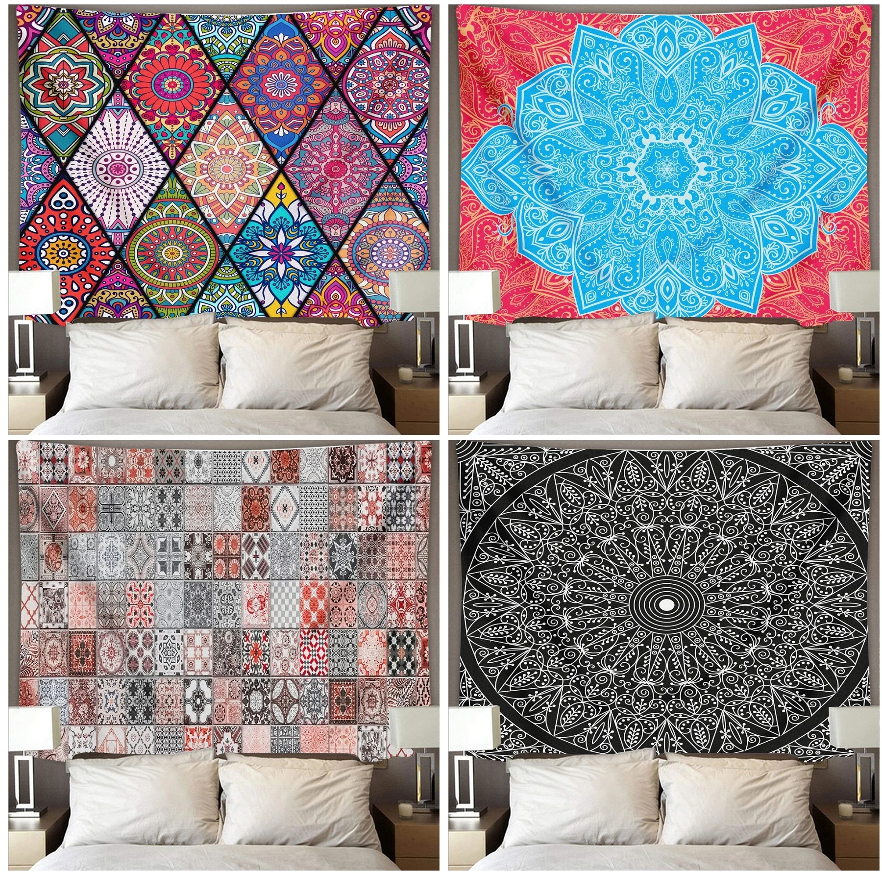 Гобелен настенная ткань для украшения спальни квартиры фон пляжное украшение